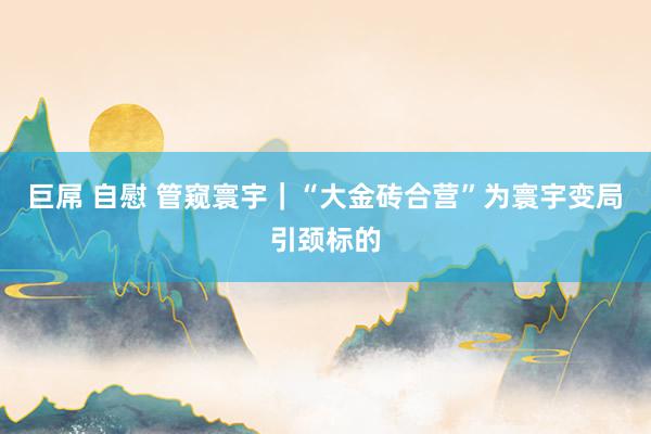 巨屌 自慰 管窥寰宇｜“大金砖合营”为寰宇变局引颈标的