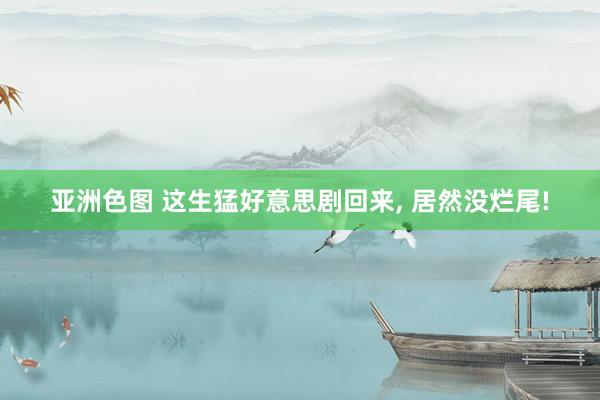 亚洲色图 这生猛好意思剧回来， 居然没烂尾!
